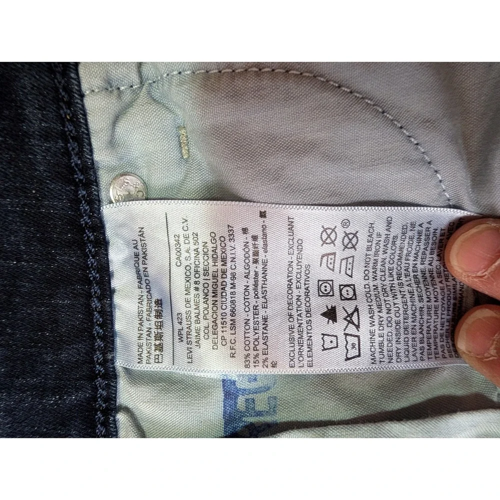 Levi‎ Strauss Signature Women's Mid Rise Straight Jeans Size 26 M 38 X 32